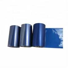 Compatible 110*300 blue color resin  thermal transfer ribbon Industrial barcode printer zebra 110 xi4 printer ribbon